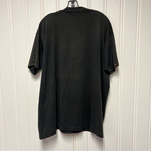 Black ✨ Vintage P.G.B. Rhinestone Art Tee – 90s Designer Celestial Sun Shirt ✨XL - Picture 10 of 10